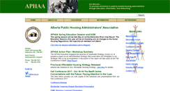Desktop Screenshot of aphaa.org